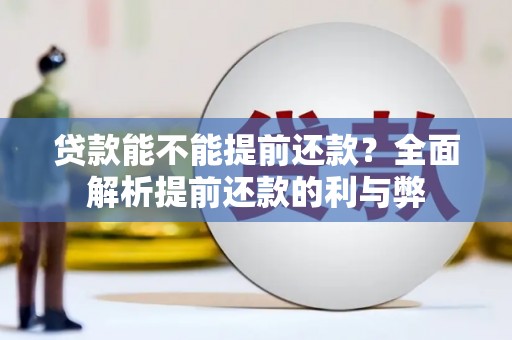 灵山贷款能不能提前还款？全面解析提前还款的利与弊