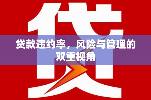 灵山贷款违约率，风险与管理的双重视角