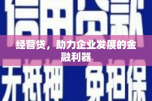 灵山经营贷，助力企业发展的金融利器