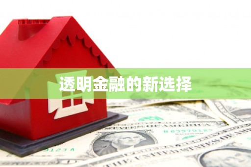 灵山透明金融的新选择