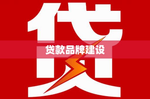 灵山贷款品牌建设