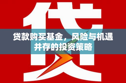 灵山贷款购买基金，风险与机遇并存的投资策略