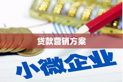 灵山贷款营销方案