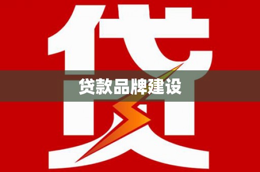 灵山贷款品牌建设