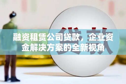 灵山融资租赁公司贷款，企业资金解决方案的全新视角