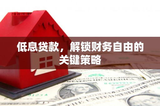 灵山低息贷款，解锁财务自由的关键策略