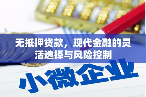 灵山无抵押贷款，现代金融的灵活选择与风险控制