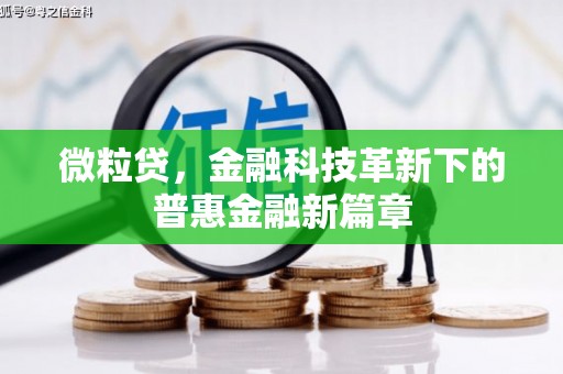 灵山微粒贷，金融科技革新下的普惠金融新篇章