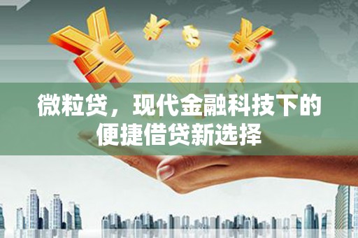 灵山微粒贷，现代金融科技下的便捷借贷新选择