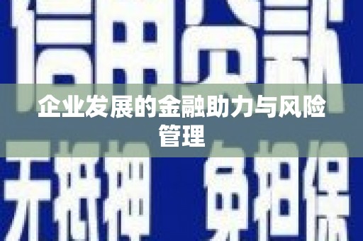 灵山企业发展的金融助力与风险管理