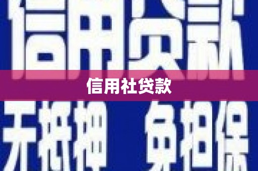 灵山信用社贷款