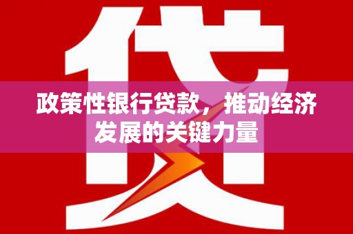 灵山政策性银行贷款，推动经济发展的关键力量
