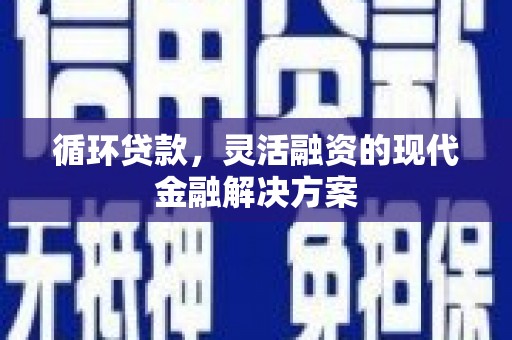 灵山循环贷款，灵活融资的现代金融解决方案