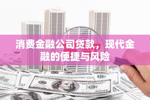 灵山消费金融公司贷款，现代金融的便捷与风险