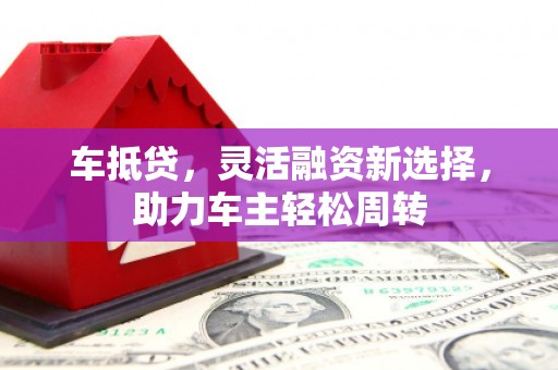 灵山车抵贷，灵活融资新选择，助力车主轻松周转