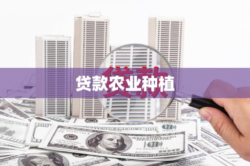 灵山贷款农业种植
