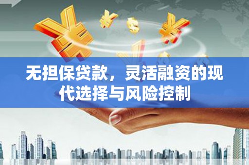 灵山无担保贷款，灵活融资的现代选择与风险控制