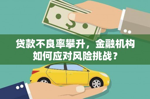 灵山贷款不良率攀升，金融机构如何应对风险挑战？