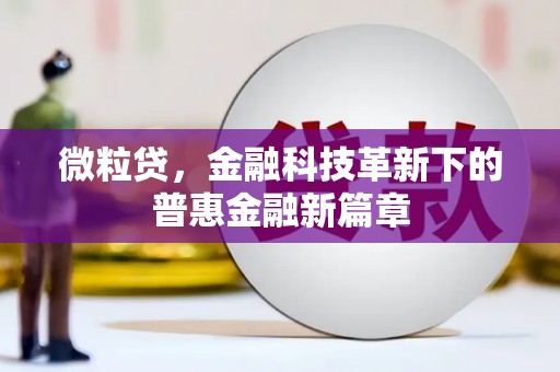 灵山微粒贷，金融科技革新下的普惠金融新篇章