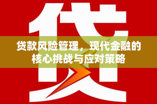 灵山贷款风险管理，现代金融的核心挑战与应对策略