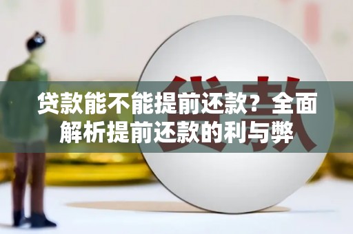 灵山贷款能不能提前还款？全面解析提前还款的利与弊