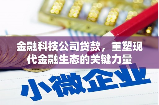 灵山金融科技公司贷款，重塑现代金融生态的关键力量