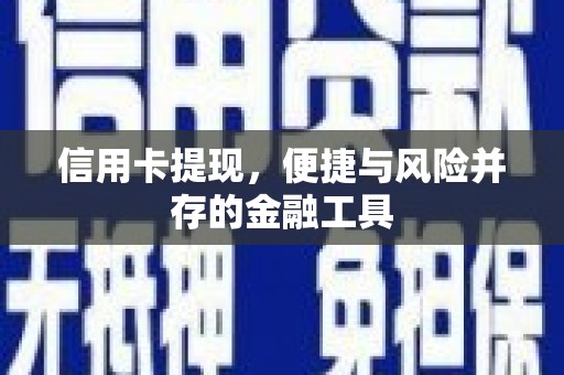 灵山信用卡提现，便捷与风险并存的金融工具