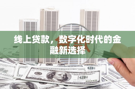 灵山线上贷款，数字化时代的金融新选择