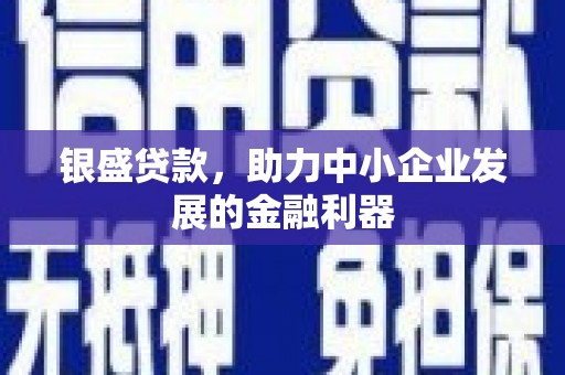 灵山银盛贷款，助力中小企业发展的金融利器