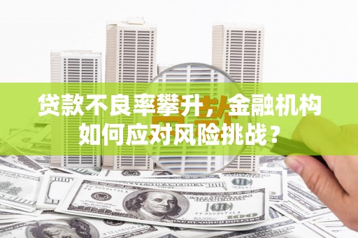 灵山贷款不良率攀升，金融机构如何应对风险挑战？