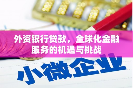 灵山外资银行贷款，全球化金融服务的机遇与挑战