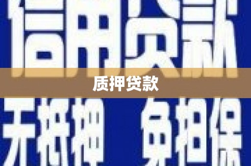 灵山质押贷款