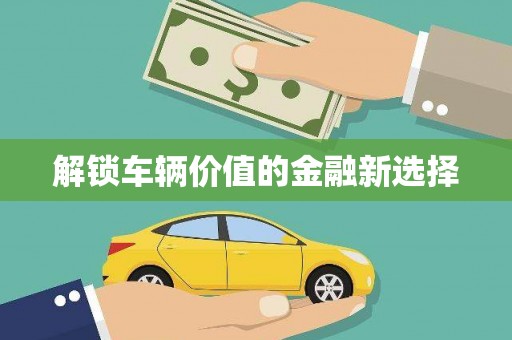 灵山解锁车辆价值的金融新选择